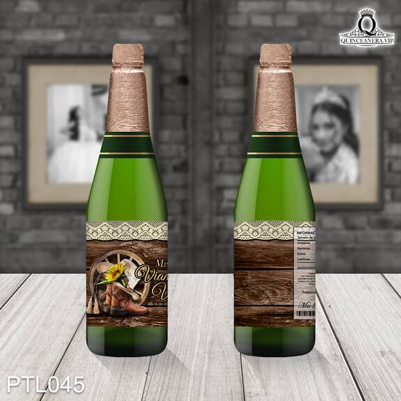 Invitaciones de Quinceañera de Vaqueras Botas PTL045 - PTL045