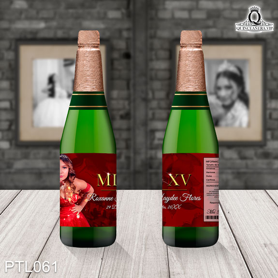 Invitaciones de Quinceañera de Glamurosa Brillos PTL061 - PTL061