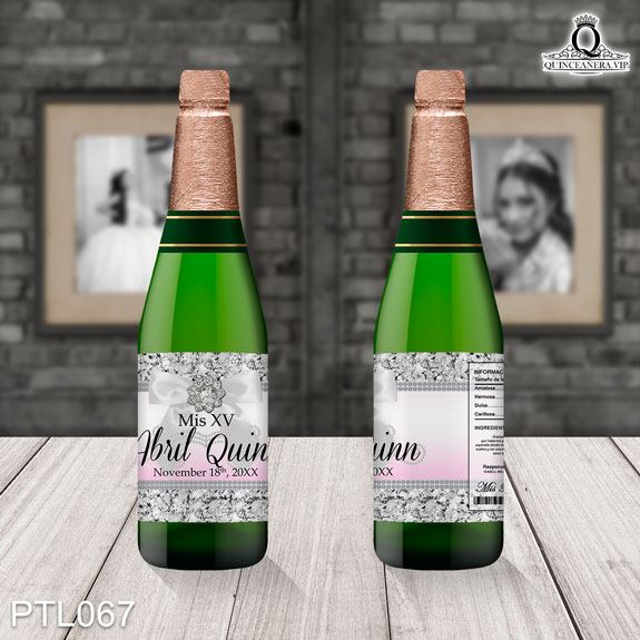 Invitaciones de Quinceañera de Glamurosa Diamantes PTL067 - PTL067