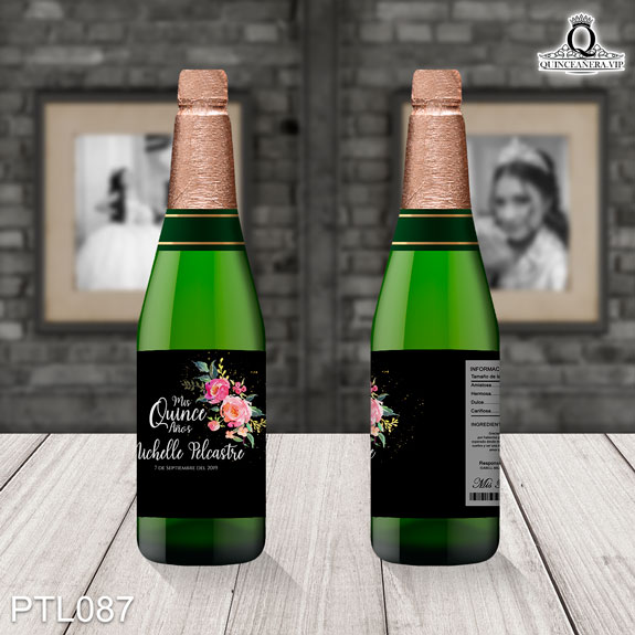 Invitaciones de Quinceañera de Flores Rosas PTL087 - PTL087