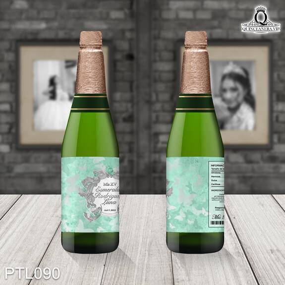 Invitaciones de Quinceañera de Mariposas Ornamentos PTL090 - PTL090