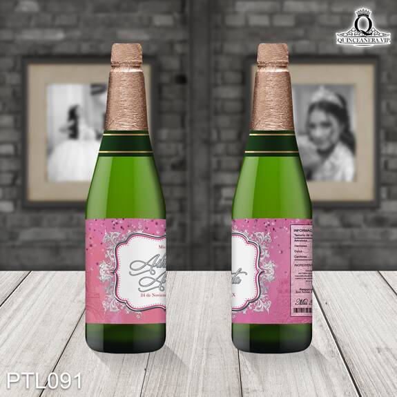 Invitaciones de Quinceañera de Torre Eiffel Emblema PTL091 - PTL091