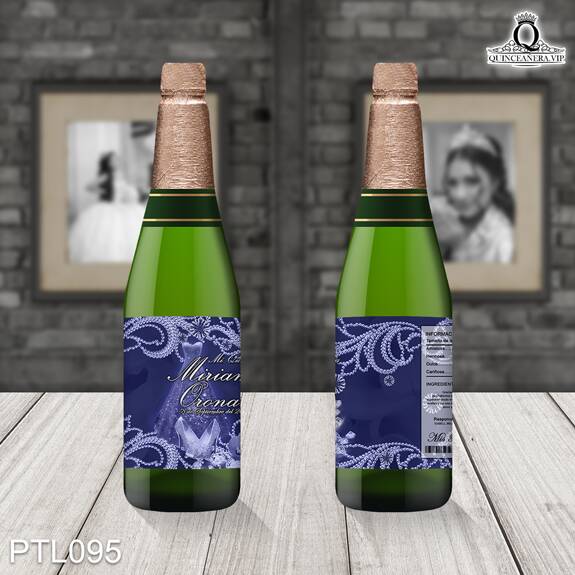 Invitaciones de Quinceañera de Glamurosa zapatillas PTL095 - PTL095