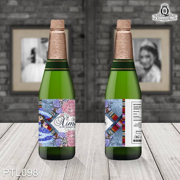 Invitaciones de Quinceañera de Mona Charra PTL098 - PTL098