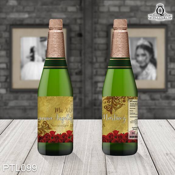 Invitaciones de Quinceañera de Flores Rosas Clásicas PTL099 - PTL099