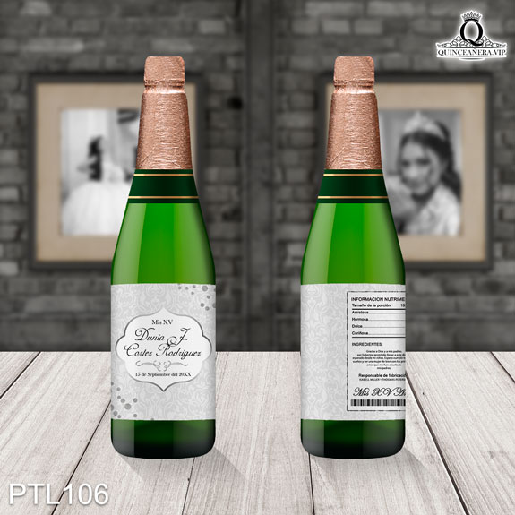 Invitaciones de Quinceañera de Glamurosa damask PTL106 - PTL106