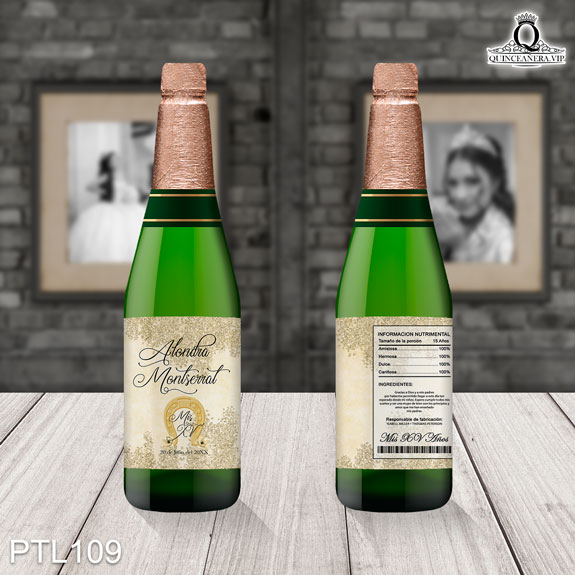 Invitaciones de Quinceañera de Vaqueras herraduras PTL109 - PTL109