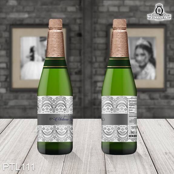 Invitaciones de Quinceañera de Glamurosa encaje PTL111 - PTL111