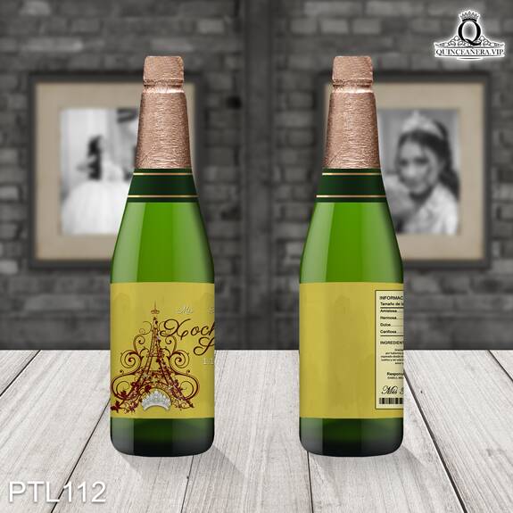 Invitaciones de Quinceañera de Torre Eiffel Diamantes PTL112 - PTL112