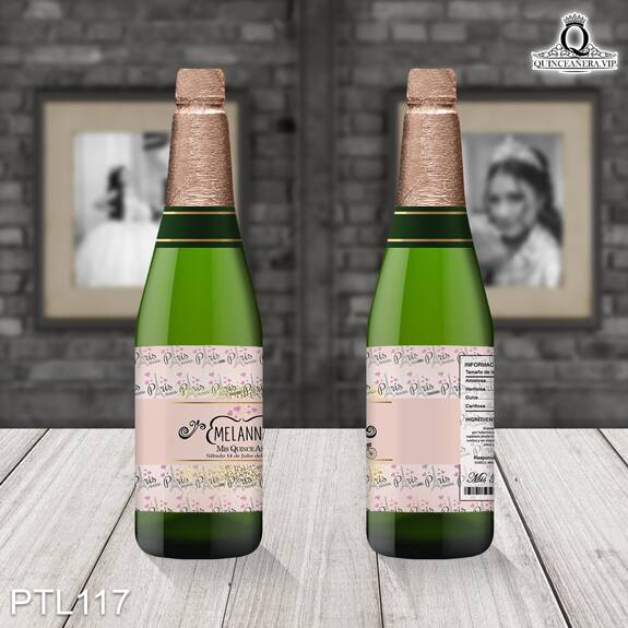 Invitaciones de Quinceañera de Torre Paris Corazones PTL117 - PTL117