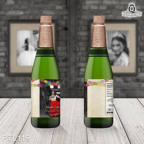 Invitaciones de Quinceañera de Papel Picado Caballo PTL119 - PTL119