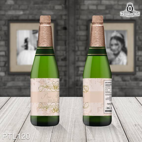 Invitaciones de Quinceañera de Glamurosa ornamentos  PTL120 - PTL120