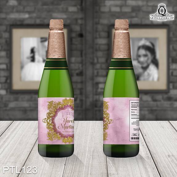 Invitaciones de Quinceañera de Coronas Glitter PTL123 - PTL123