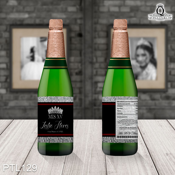 Invitaciones de Quinceañera de Glamurosa Coronas PTL129 - PTL129