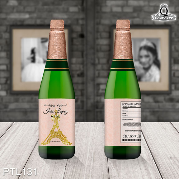 Invitaciones de Quinceañera de Torre de Paris Diamantes PTL131 - PTL131