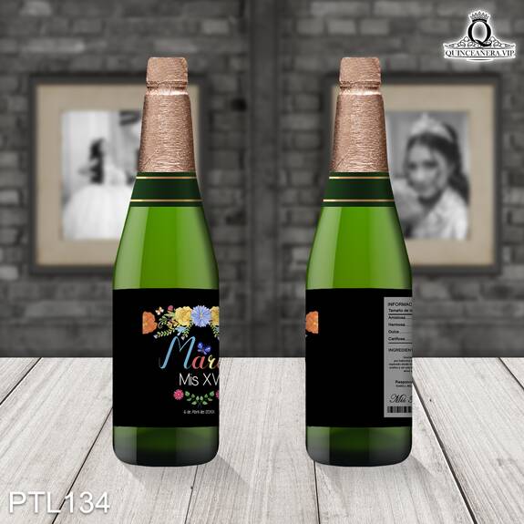 Invitaciones de Quinceañera de Flores Colores Mexicanos PTL134 - PTL134