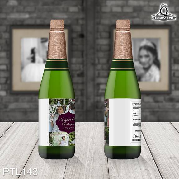 Invitaciones de Quinceañera de Glamurosa diamantes PTL143 - PTL143