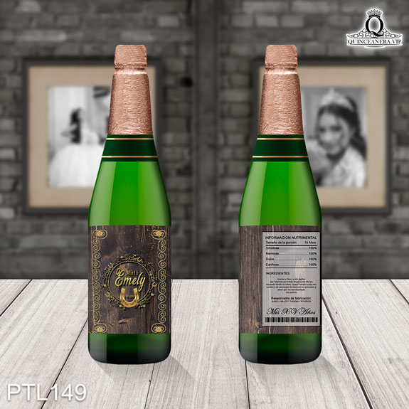 Invitaciones de Quinceañera de Charra Herradura PTL149 - PTL149