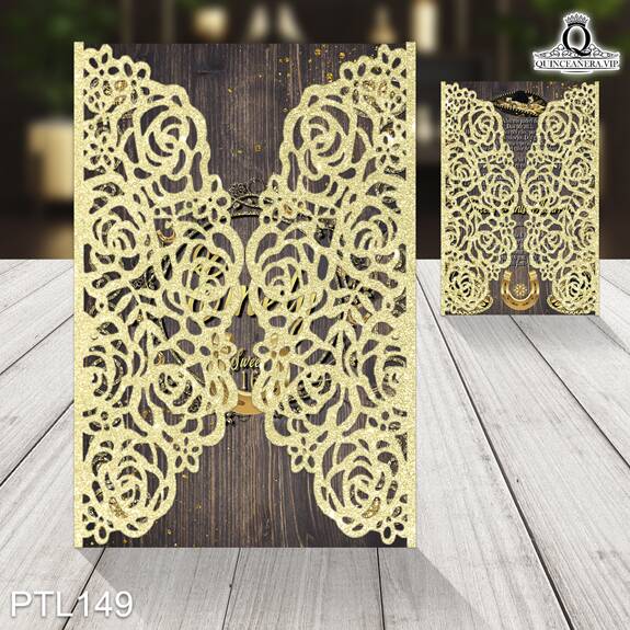 Invitaciones de Quinceañera de Charra Herradura PTL149 - PTL149