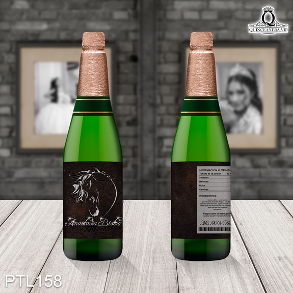 Invitaciones de Quinceañera de Vaqueras herraduras PTL158 - PTL158