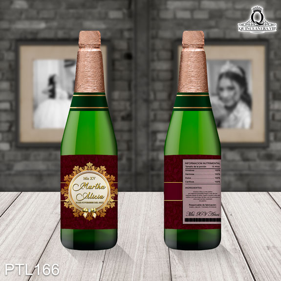 Invitaciones de Quinceañera de Glamurosa mariposas PTL166 - PTL166