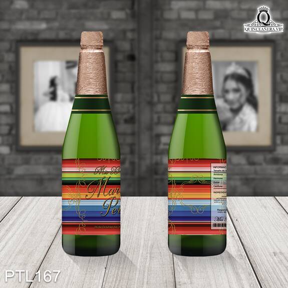 Invitaciones de Quinceañera de Fiesta Mexicana zarape PTL167 - PTL167