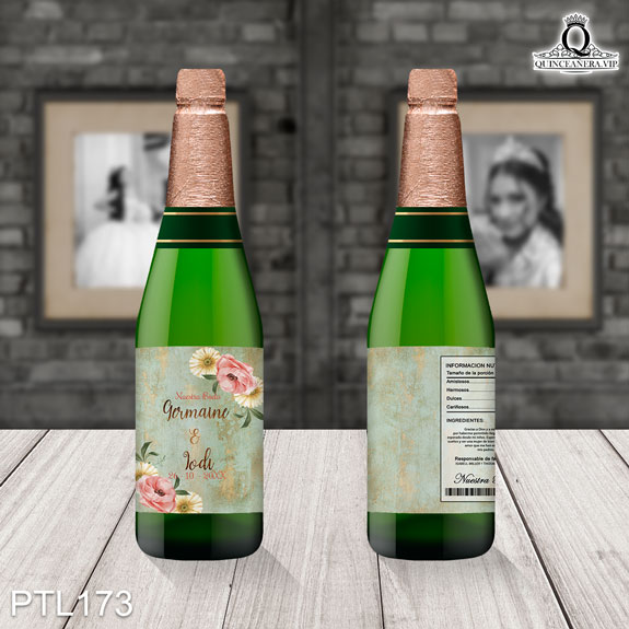 Invitaciones de Quinceañera de Vintage flores PTL173 - PTL173