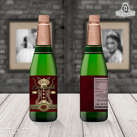 Invitaciones de Quinceañera de Traje Charro Mexicano PTL177 - PTL177