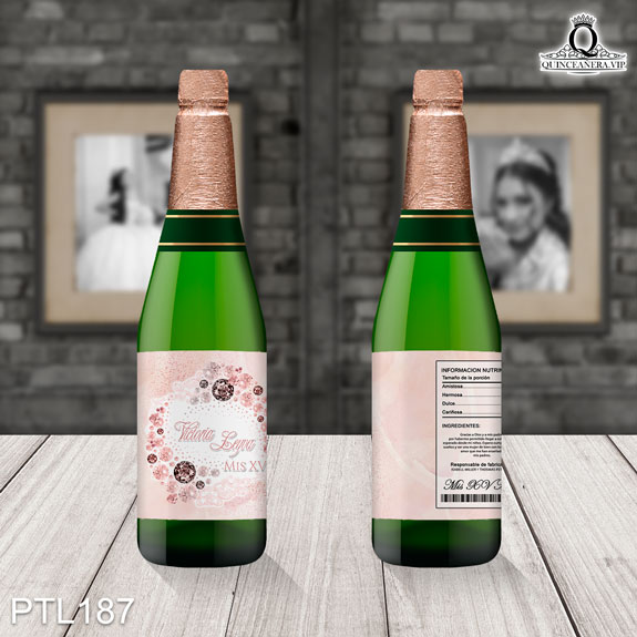 Invitaciones de Quinceañera de Glamurosa Flores PTL187 - PTL187