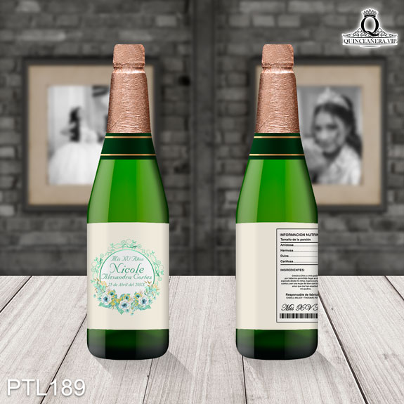 Invitaciones de Quinceañera de Flores de clavel PTL189 - PTL189