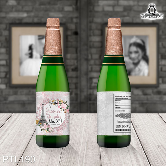 Invitaciones de Quinceañera de París Torre Eiffel PTL190 - PTL190