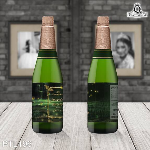 Invitación de 15 Años bosque Encantado Luciérnagas PTL196