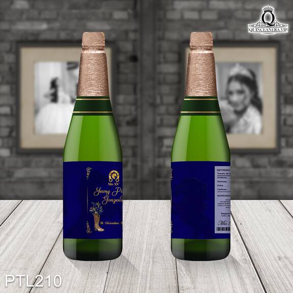 Invitaciones de Quinceañera de Vaqueras flores PTL210 - PTL210