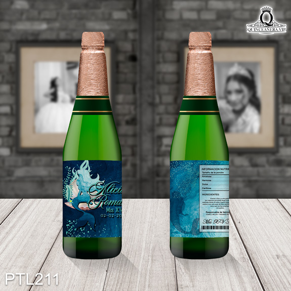 Invitaciones de Quinceañera de la Princesa Ariel - PTL211