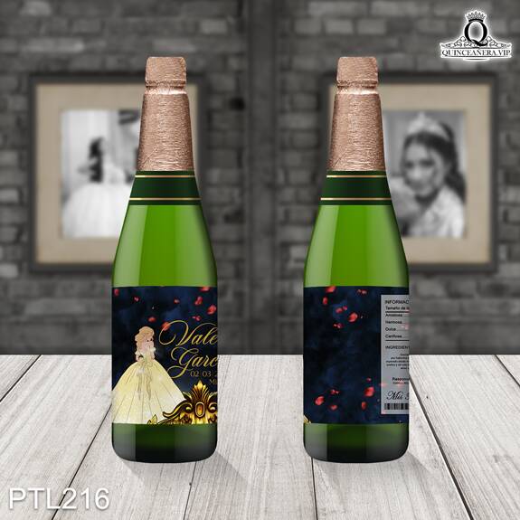 Invitaciones de Quinceañera de la Princesa Bella - PTL216