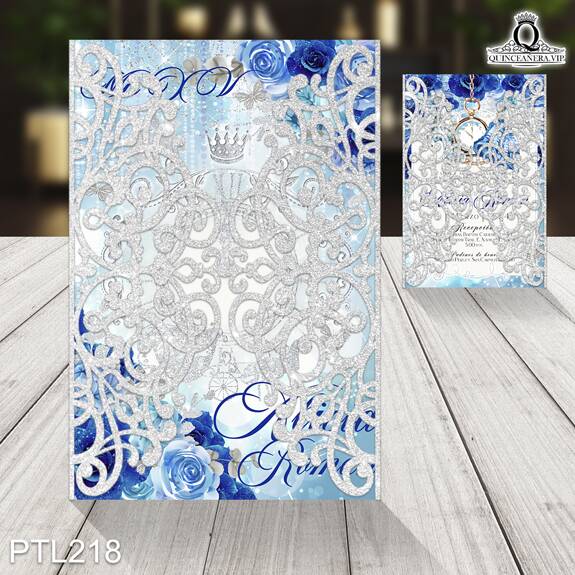 Invitaciones de XV años de Cinderella - PTL218