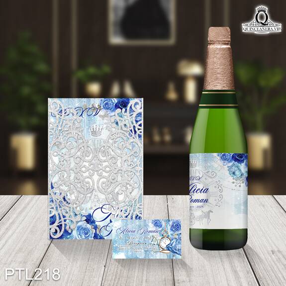 Invitaciones de XV años de Cinderella - PTL218