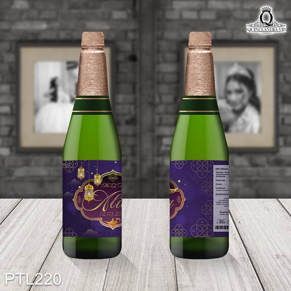 Invitaciones de Jasmín con la Lámpara Mágica - PTL220