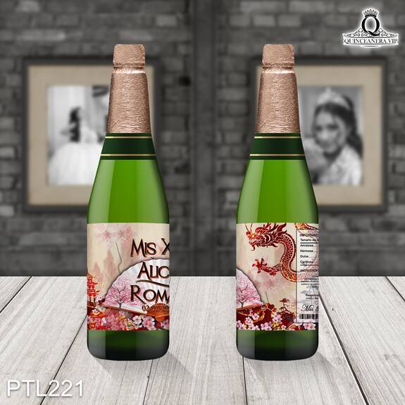 Invitaciones de Quinceañera de la Princesa Mulán - PTL221