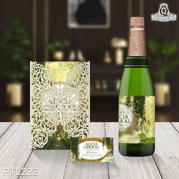 Invitaciones de XV años de la Princesa Tiana - PTL222