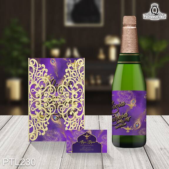 Invitaciones de Quinceañera de Jasmín - PTL230