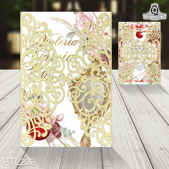 Invitaciones de Quinceañera de Blancanieves - PTL233