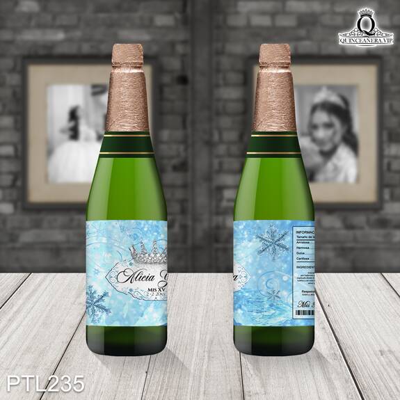 Invitaciones de Quinceañera de la Princesa Elsa - PTL235