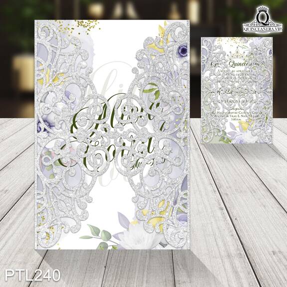 Invitaciones de Quinceañera de la Princesa y el Sapo - PTL240