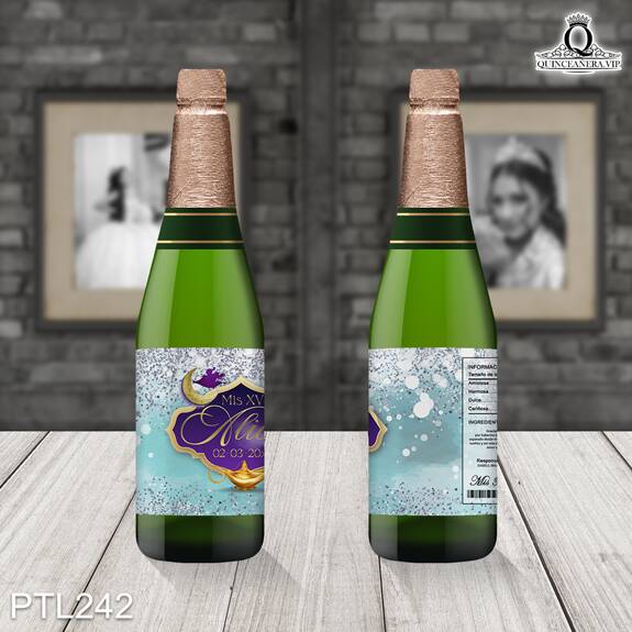 Invitaciones de la Princesa Jasmín de Aladdin - PTL242