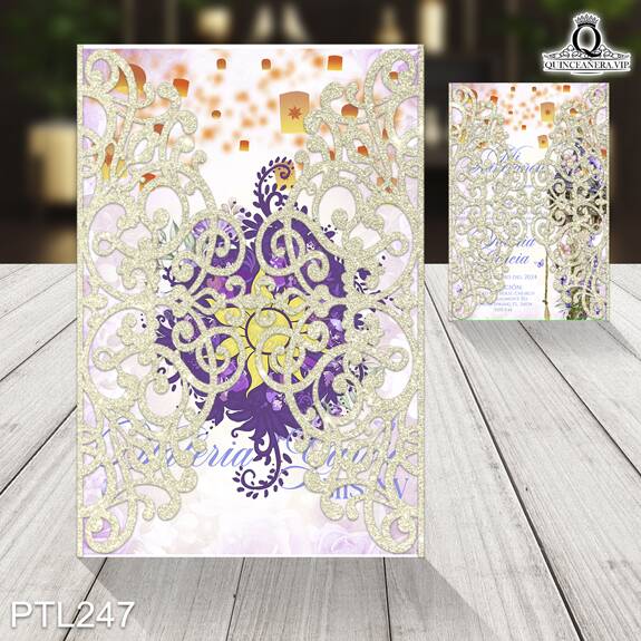 Invitaciones de la Torre de Rapunzel - PTL247