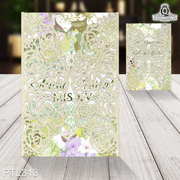 Invitaciones de Quinceañera de la Princesa Tiana - PTL313