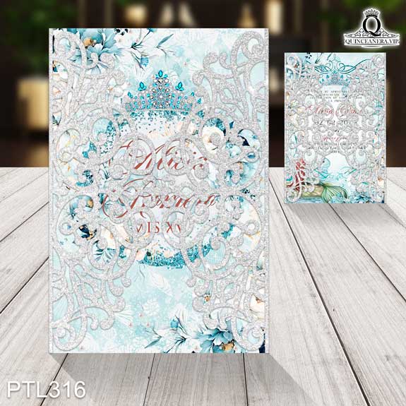 Invitaciones de la Princesa Ariel - PTL316