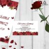 recepción para quinceañera diseño con rosas y mariposas