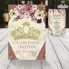 invitación de quinceañera flores